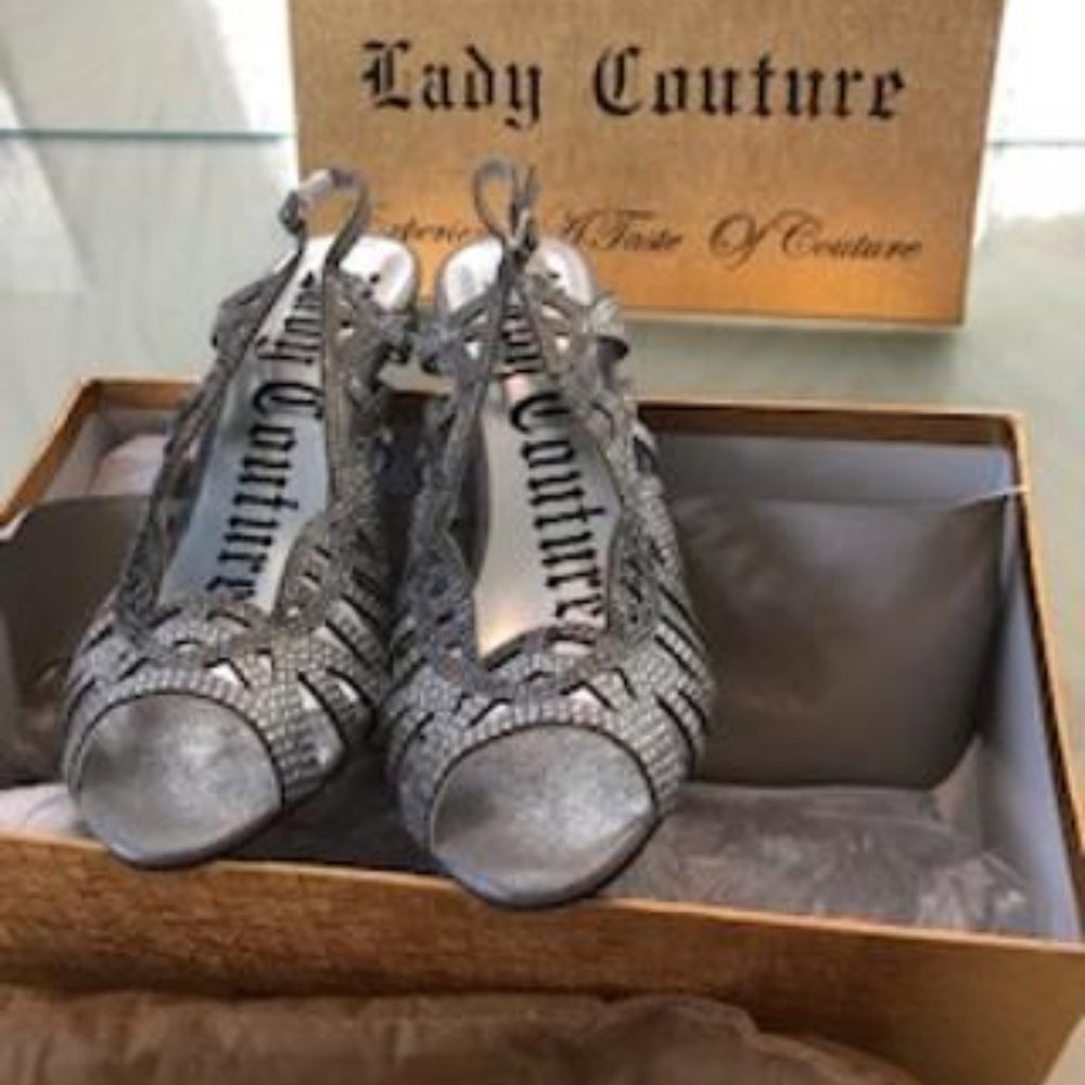 shoes  Lady Couture rhinestone  evening sandal